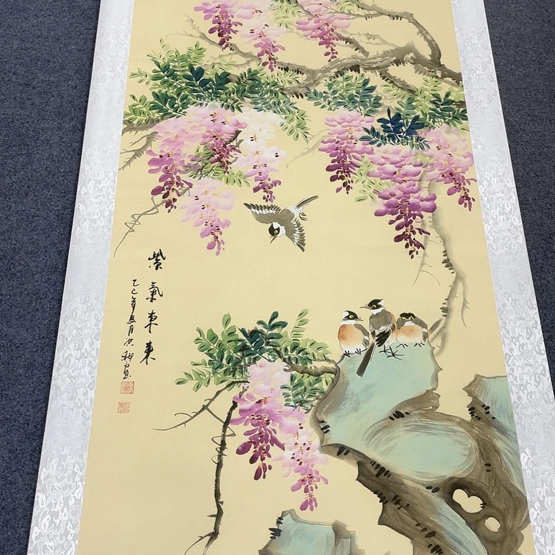 国画作品小姐姐放漏…