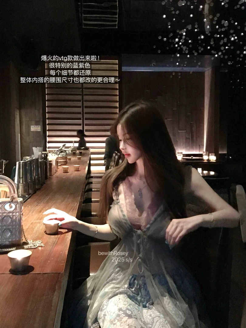 【薄暮纱影】2025夏季新款古早感碎花连衣裙女设计感绑带罩衫两件套