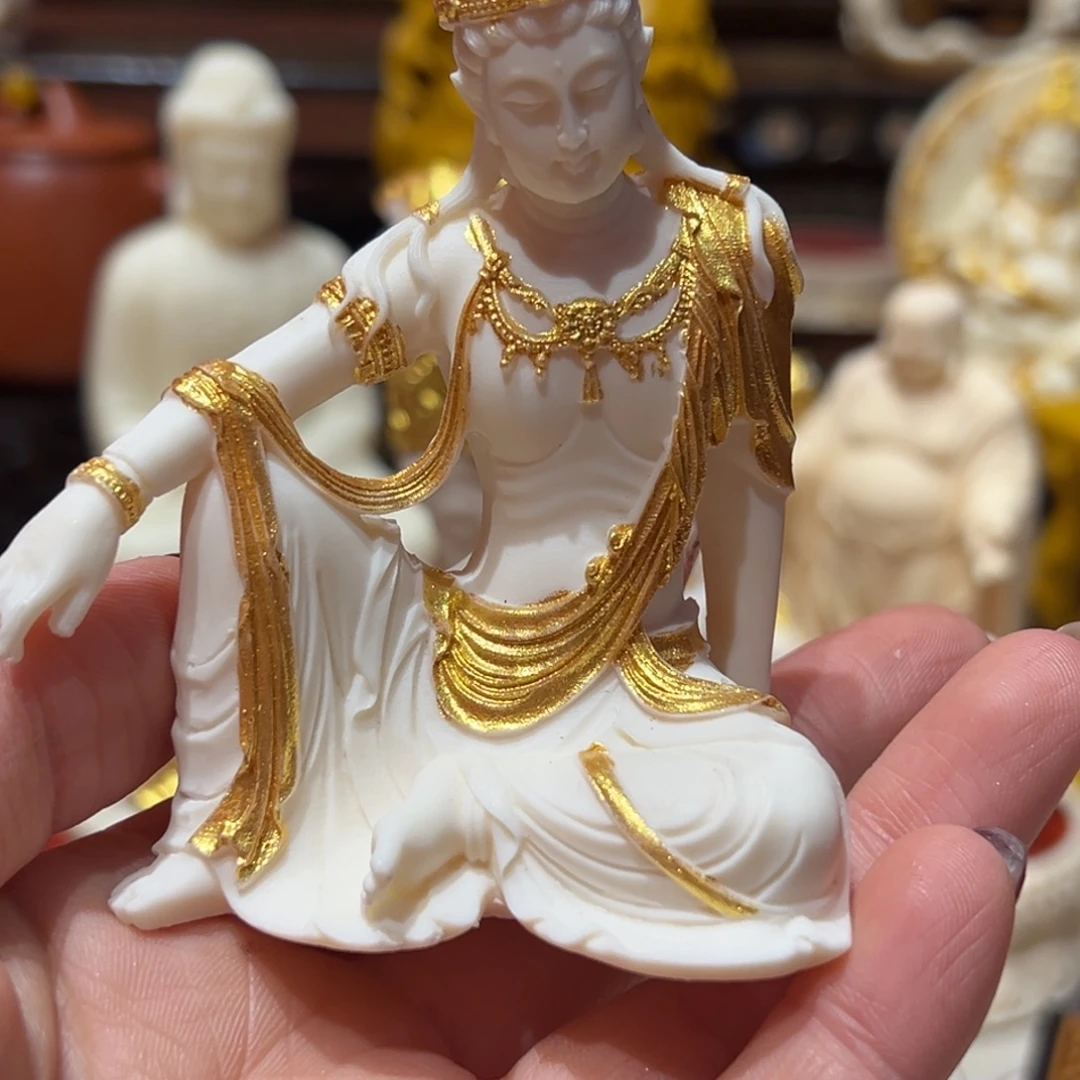 陶10公分观自在观音