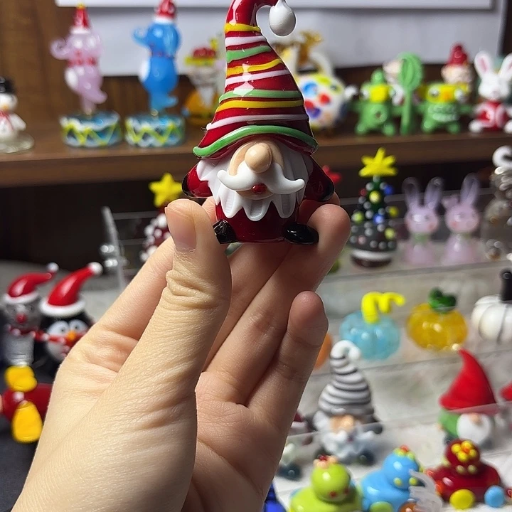 琉璃手工艺品圣诞老人