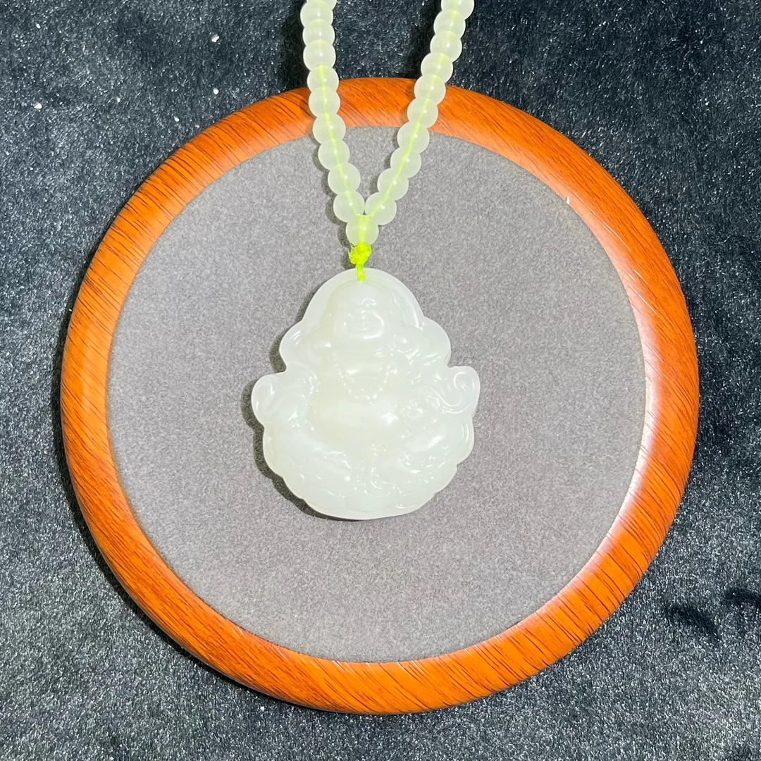 一级白佛公精品吊坠