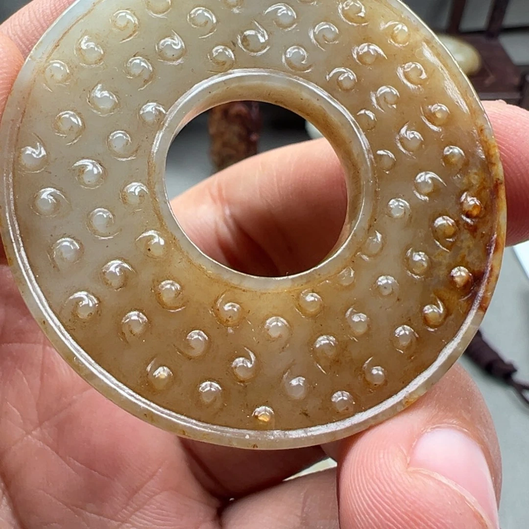 宋***钧和田玉未镶嵌挂件