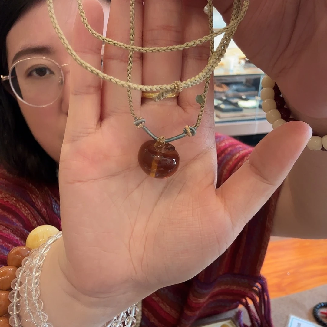 文玩核桃手串小*?猴头核桃