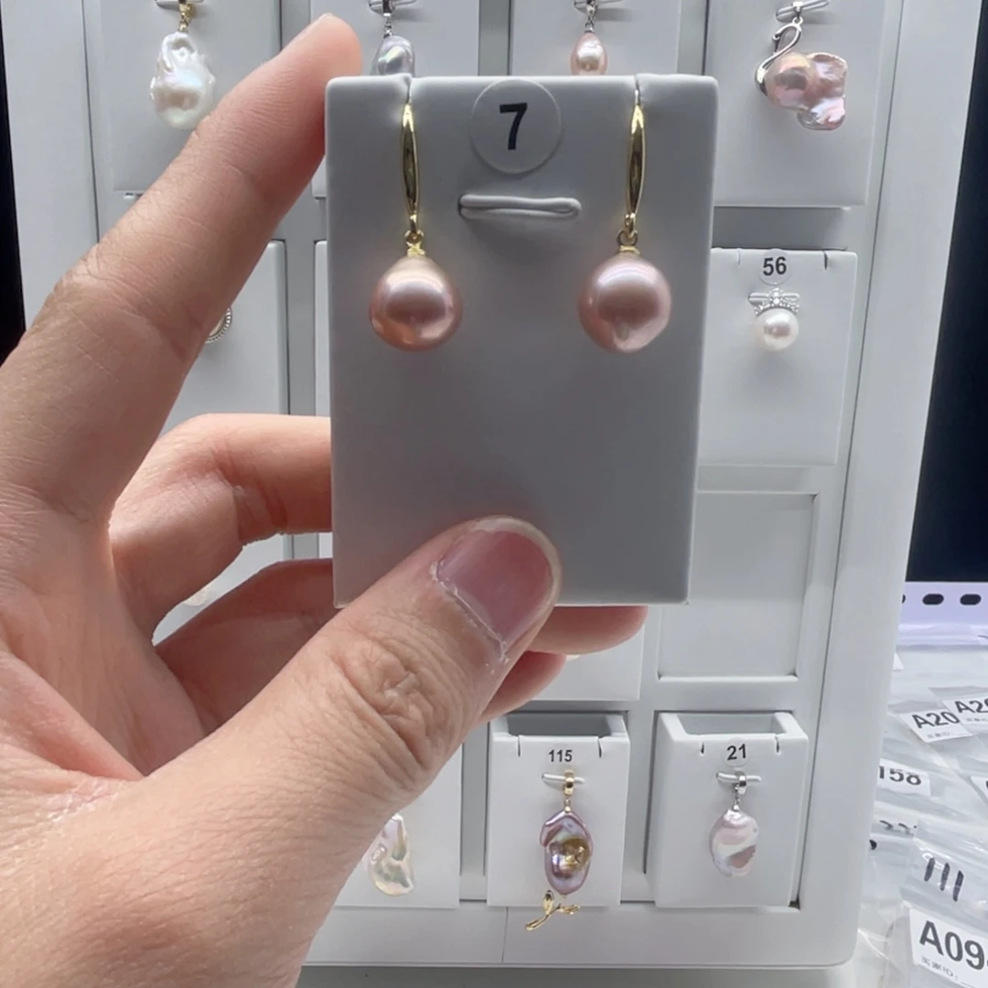 银S925镶嵌颈饰淡水珍珠