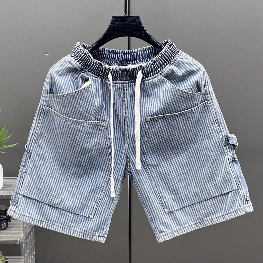 【工厂订单款】断码福利 洗水重磅伐木款 美式复古潮牌男女同款短裤