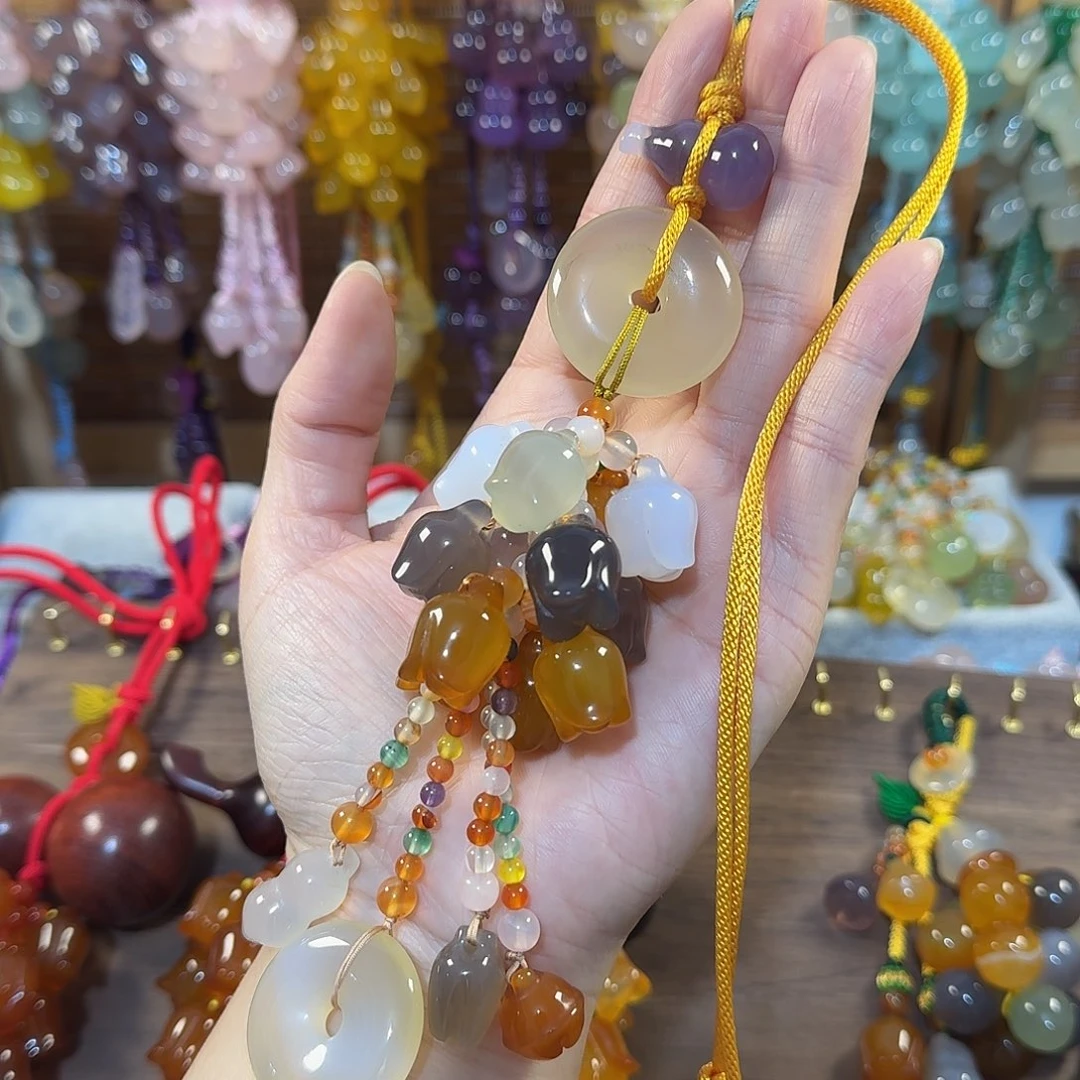 微***子玛瑙/玉髓未镶嵌福利款挂件通货料子不挑新疆西藏不包邮