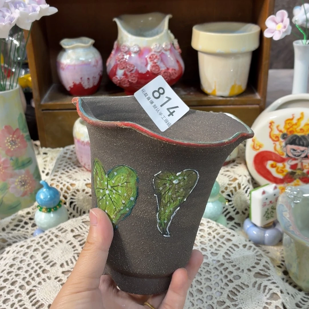 景德镇手工陶瓷花盆