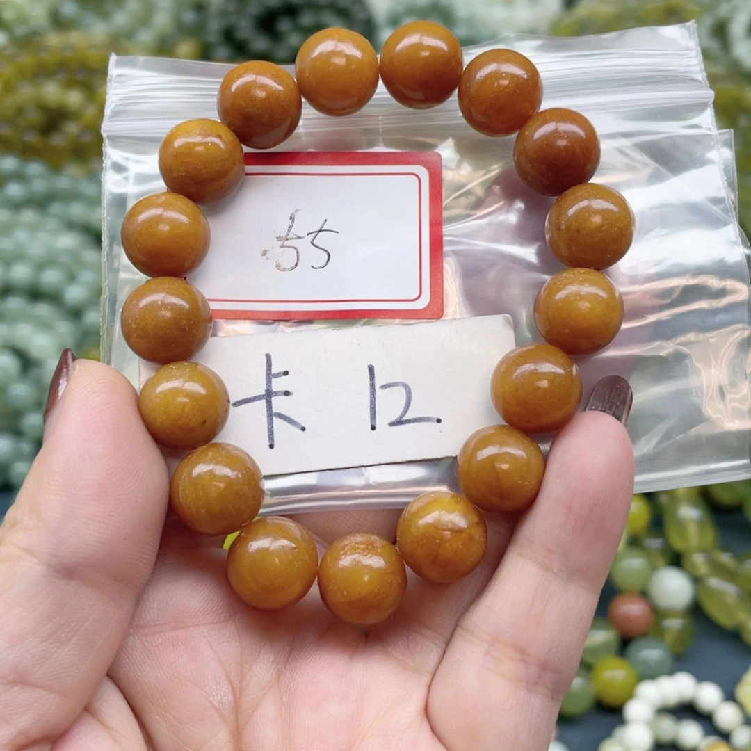 未镶嵌蛇纹石玉手串