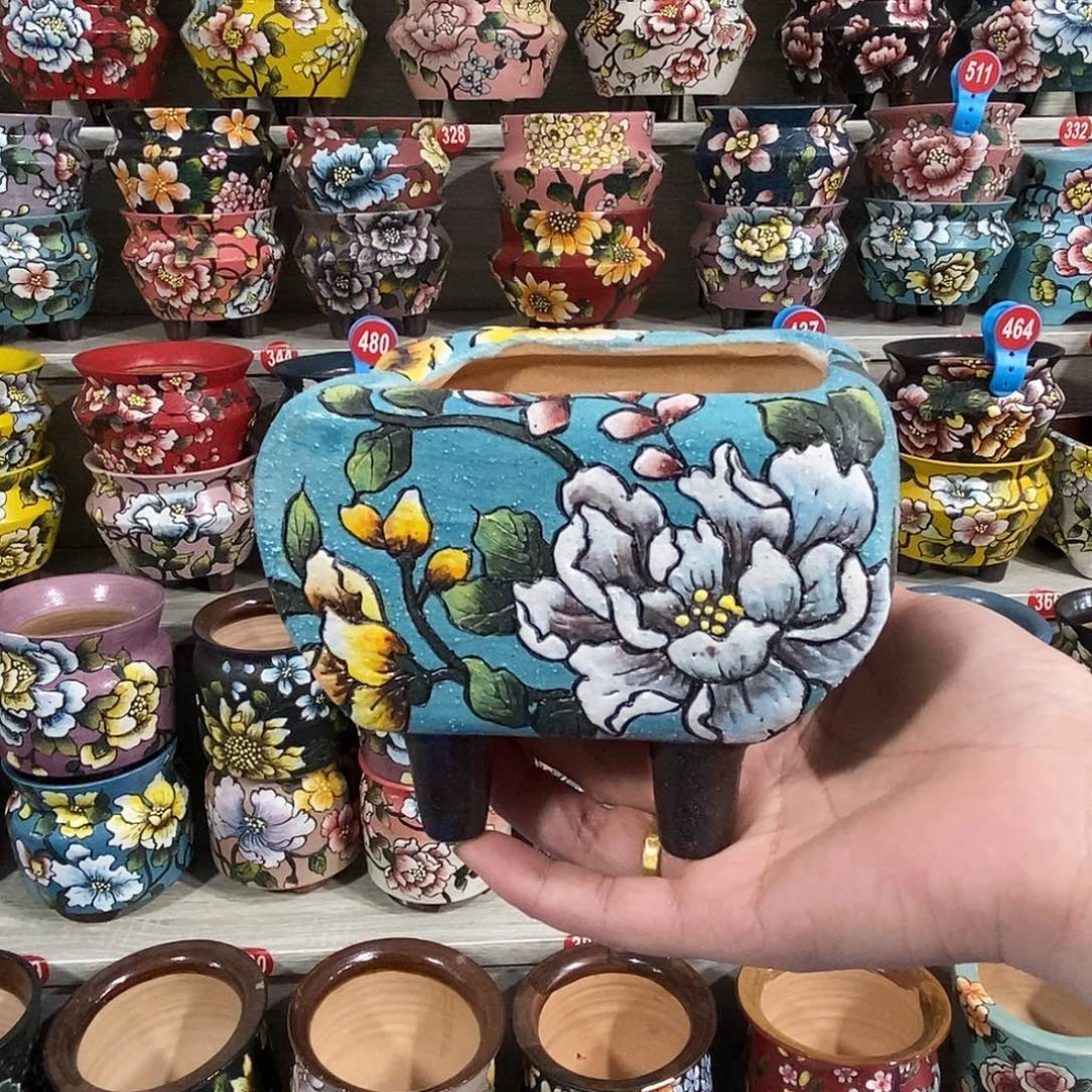 景德镇精品暮年美盆