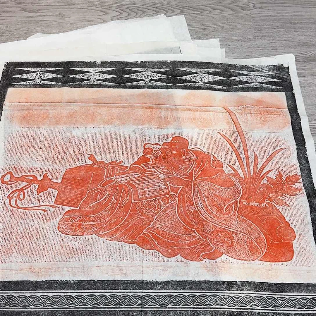 其他拓片用纸钟馗图拓片