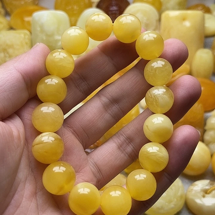 琥珀颈饰未镶嵌琥珀蜜蜡吊坠
