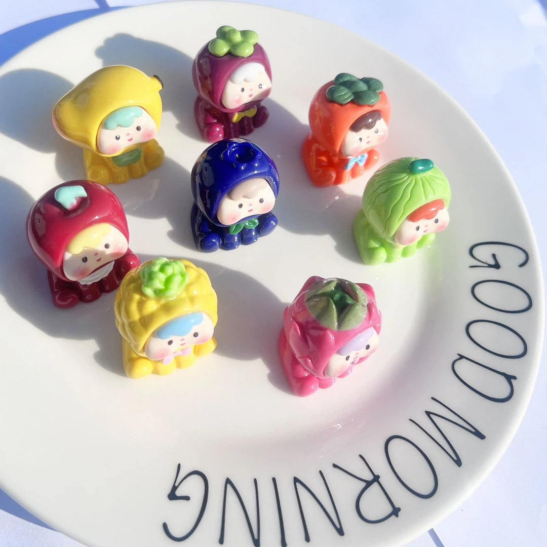 【直播拆】四代水果崽崽萌粒可爱网红治愈系卧室车载摆件学生摆件