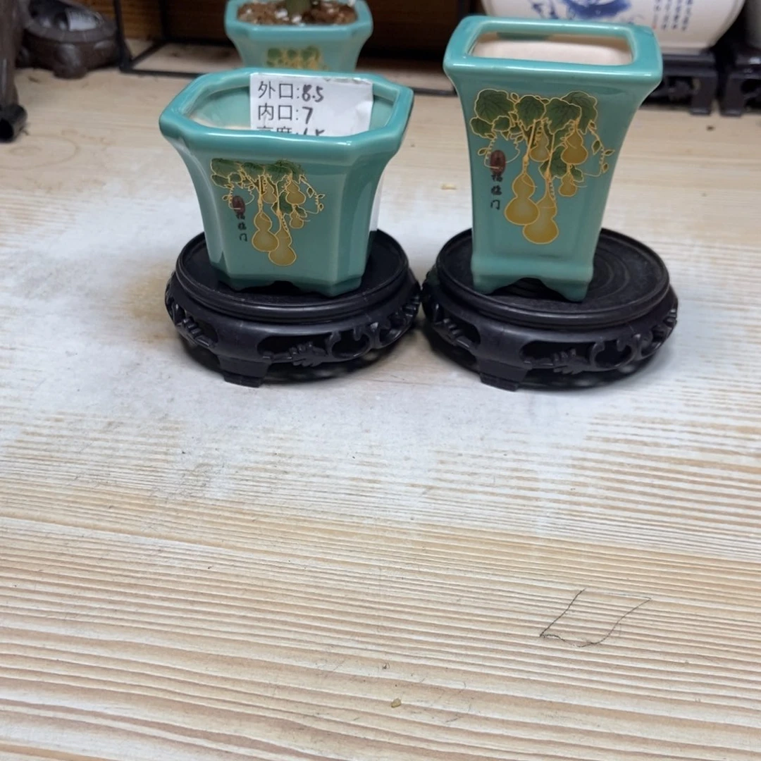 瓷片陶瓷花盆陶瓷艺术