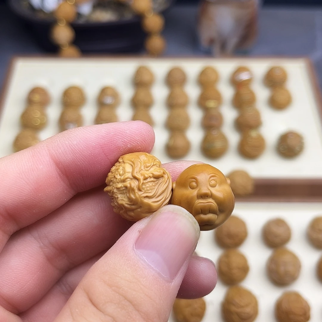 让***儿猴头核桃吊坠单颗2颗