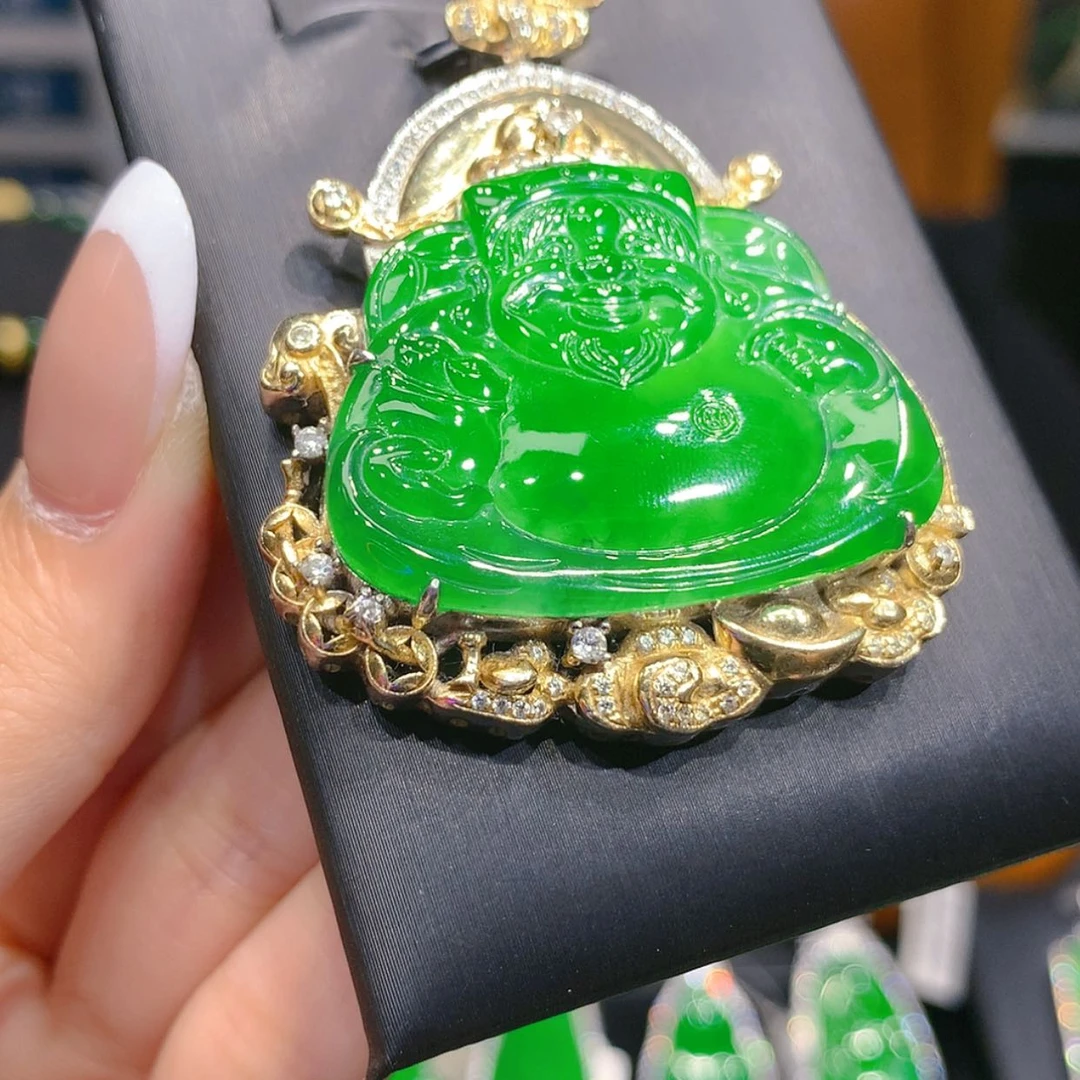 【闪购商品】翡翠银S925镶嵌颈饰5柒姐