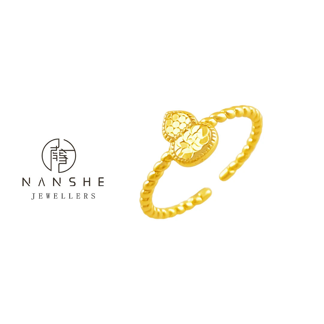 NANSHE/南奢 轻奢戒指小葫芦气质轻奢法式 L907