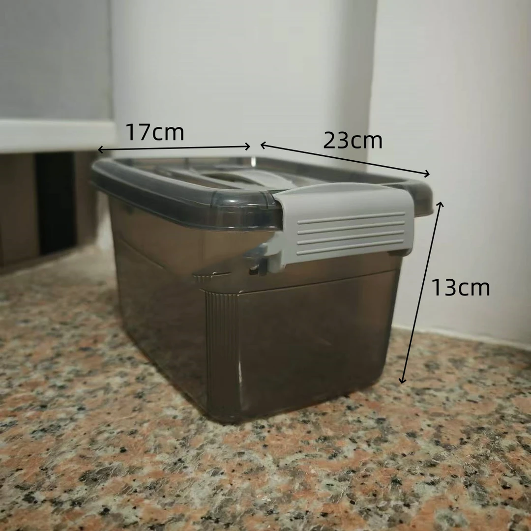 RY家居透明收纳箱学生宿舍衣服整理箱零食玩具收纳盒车载储物箱