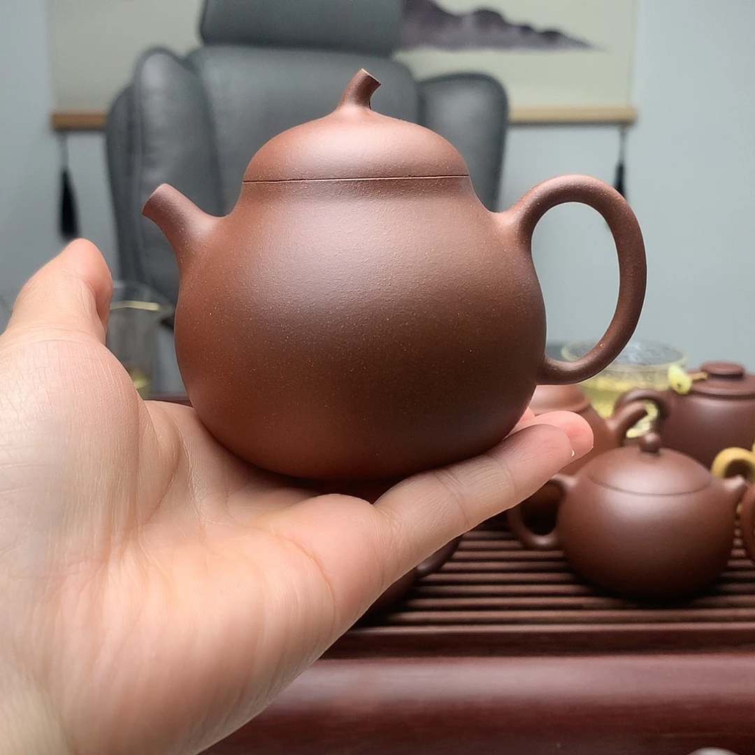 午***马紫砂茶壶原矿紫砂