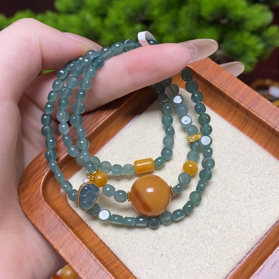 【闪购商品】未镶嵌蜜蜡手链手串