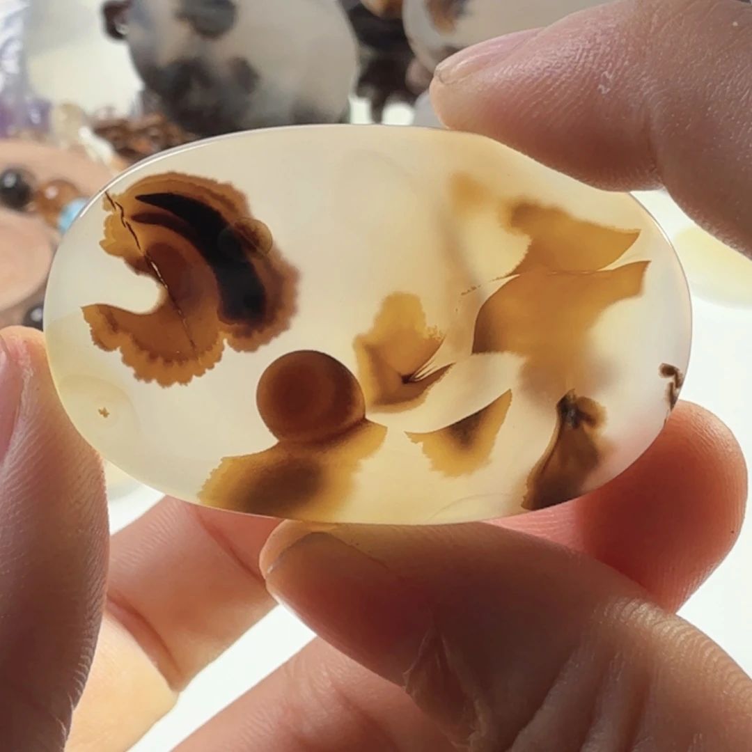 未镶嵌玛瑙/玉髓珠宝半成品
