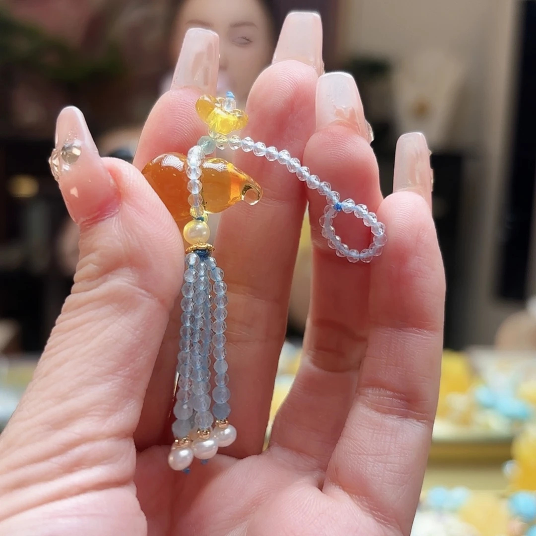 未镶嵌琥珀手链琥珀