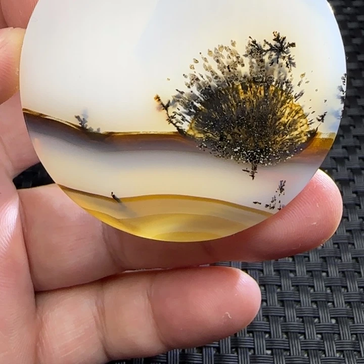 闲***雅玛瑙/玉髓未镶嵌颈饰