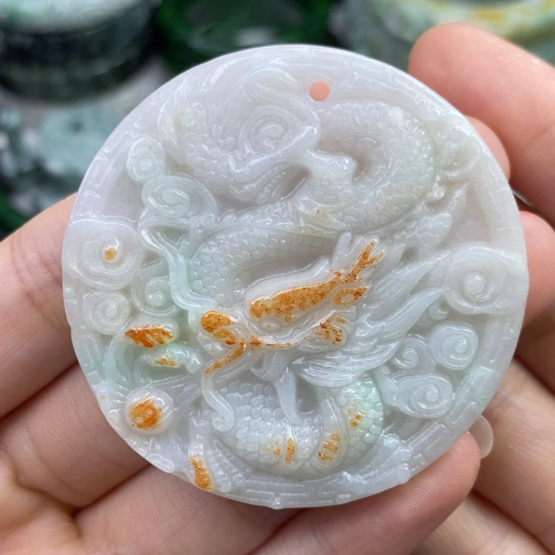 颈饰未镶嵌翡翠吊坠