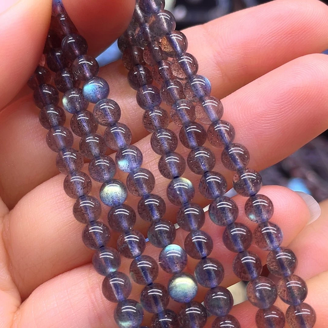 未镶嵌长石手串4.8左右