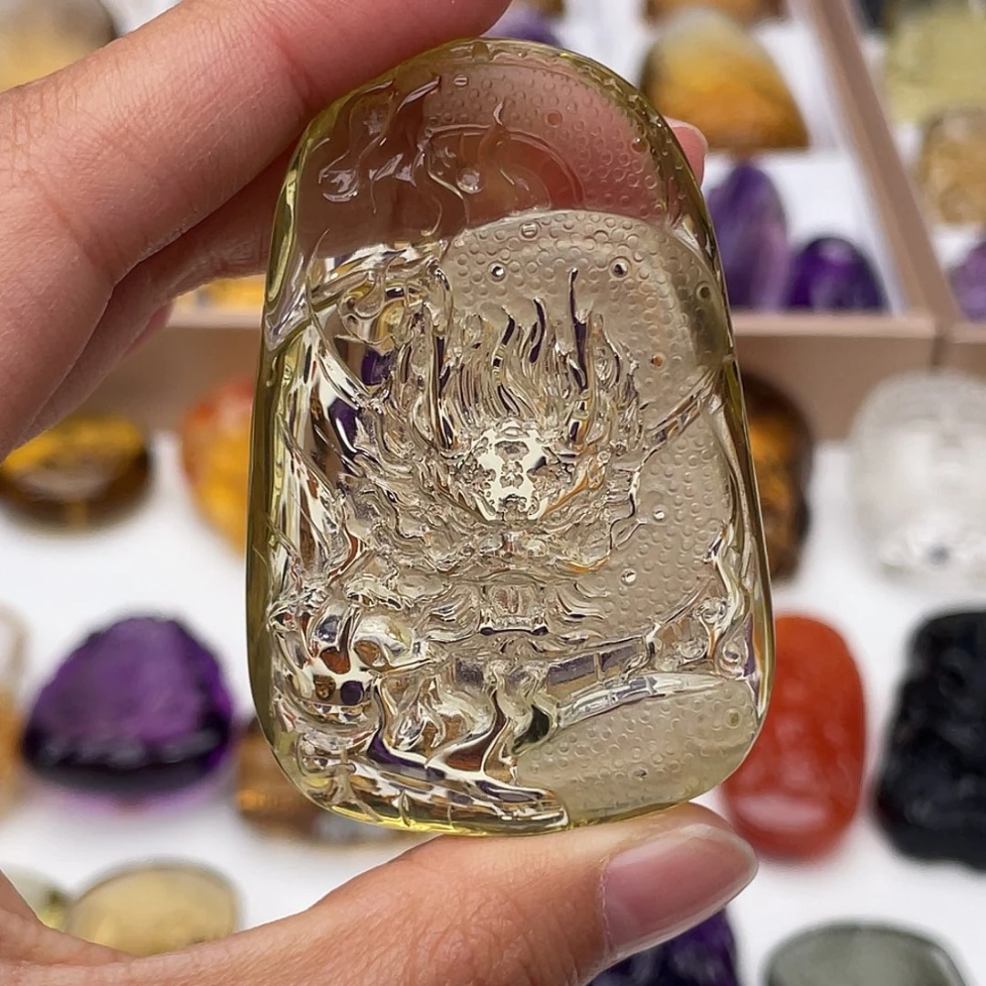 未镶嵌水晶颈饰定制吊坠龙牌