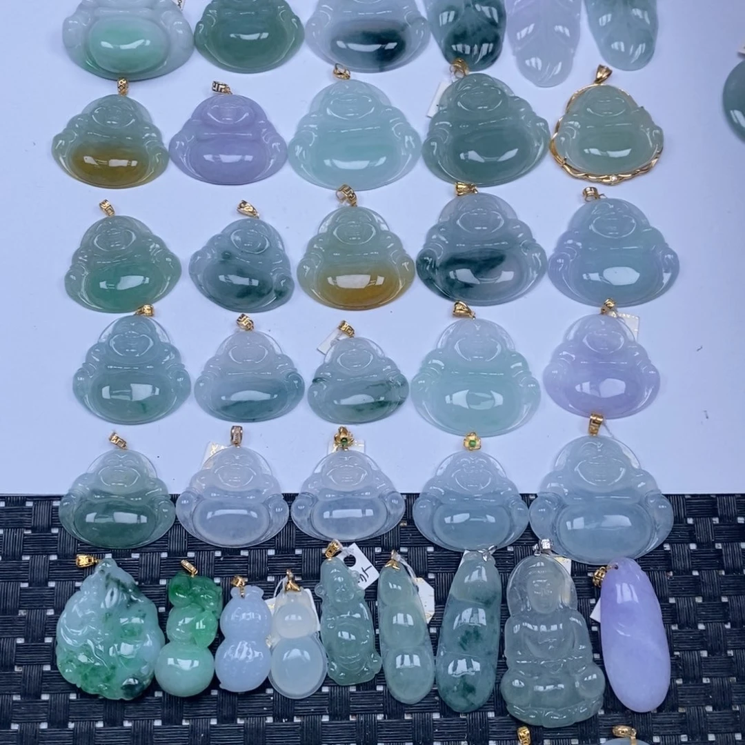 翡翠未镶嵌颈饰天然翡翠