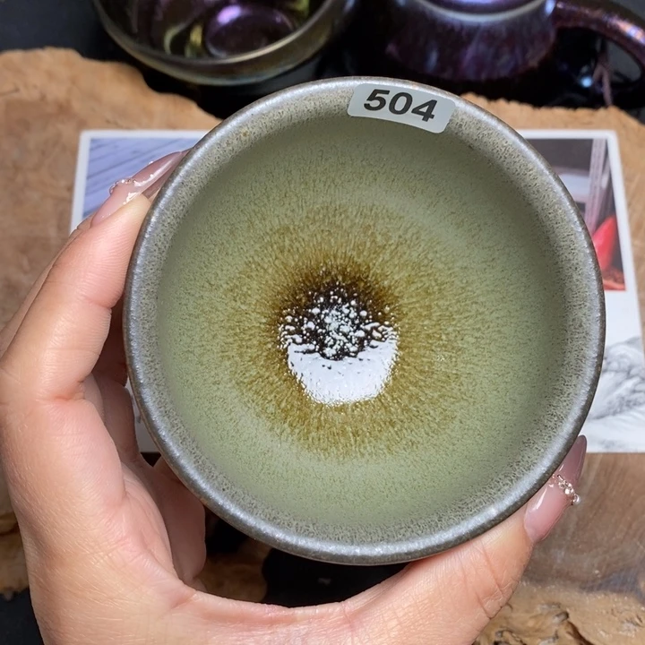 茶盏建窑建盏主人杯504