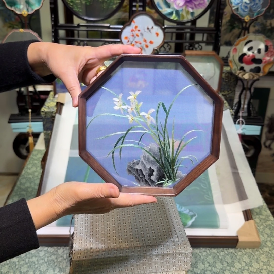 刺绣手工苏绣工艺制作技艺精湛