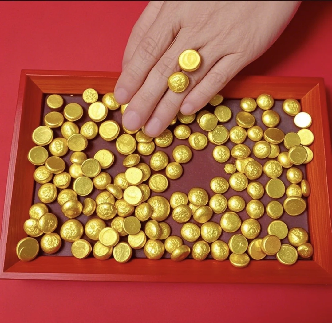 孟加拉赤金原材料金豆子里外金色可二次加工可铸造不掉色