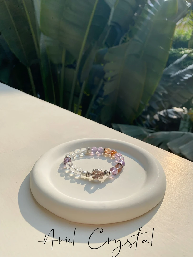 紫藤花 水晶手串