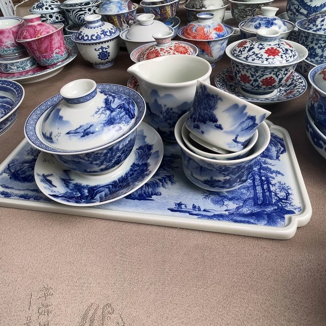 平***淡景德镇瓷器5件套装