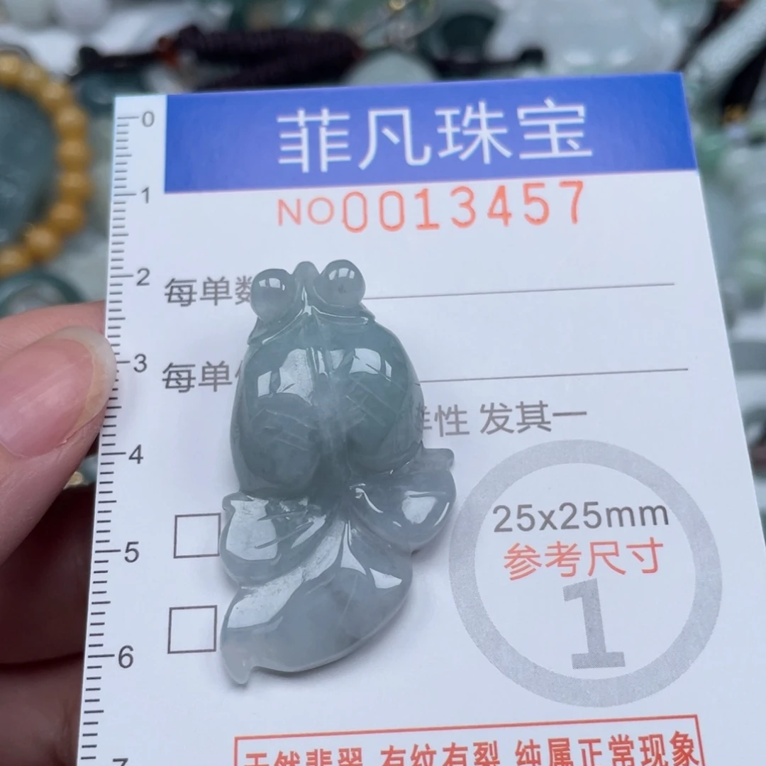 翡翠未镶嵌颈饰13457