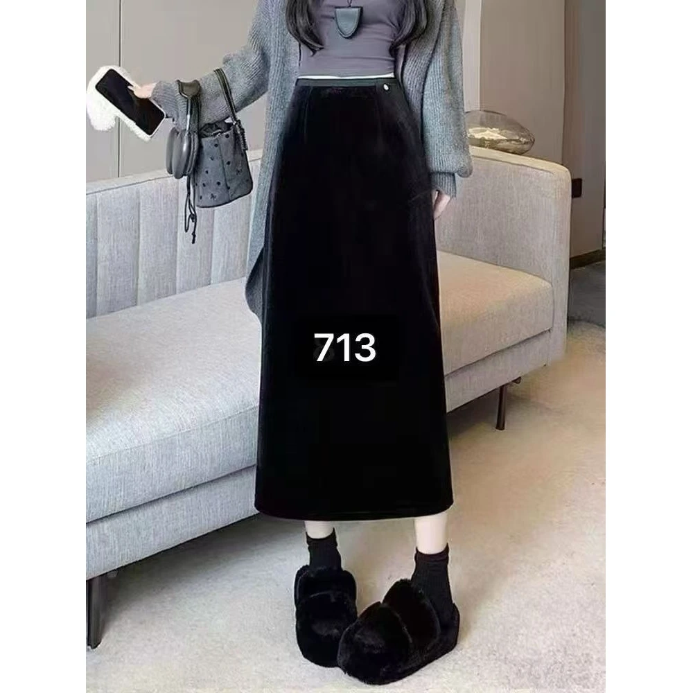 女士时尚百搭半身裙713-A743***