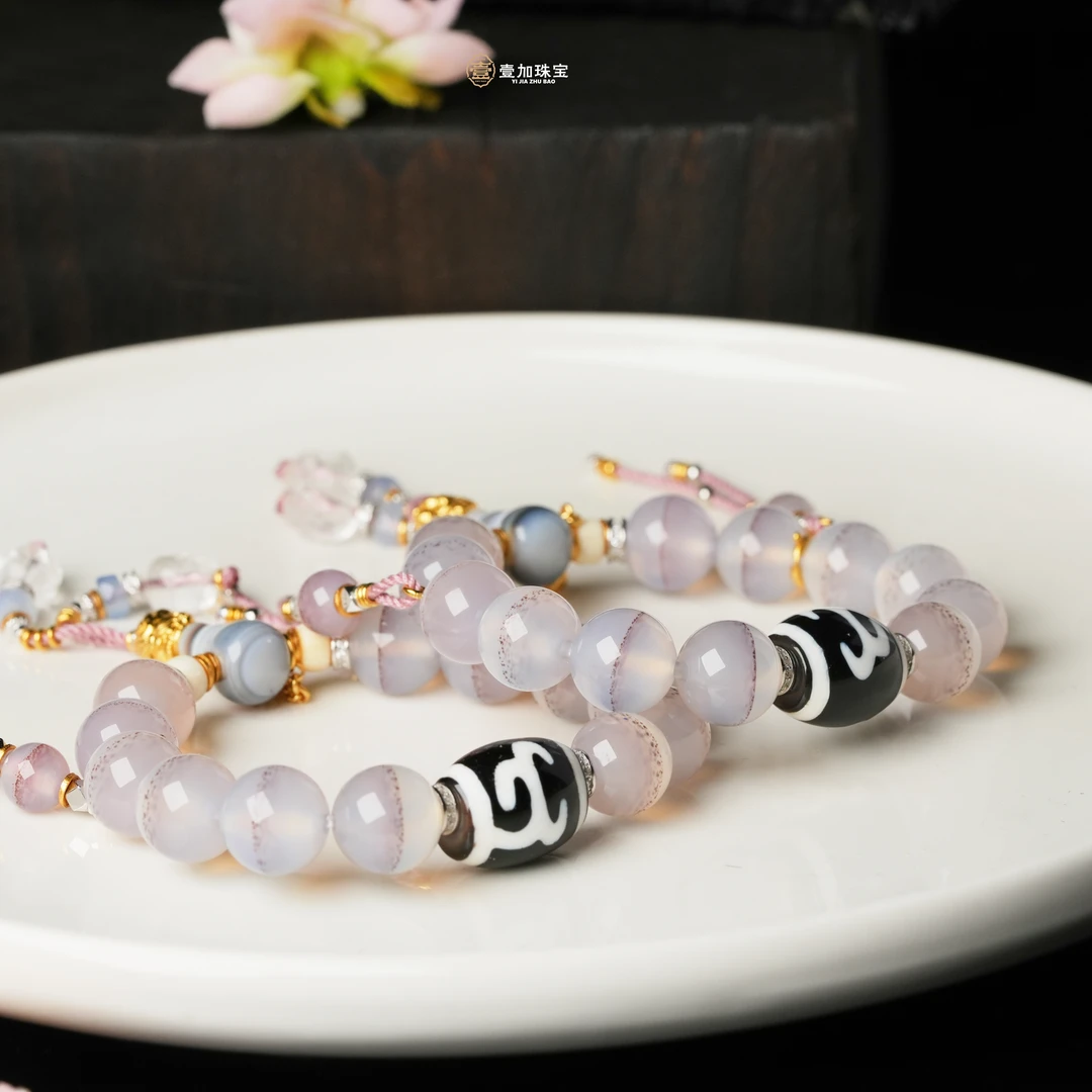 壹加林妹妹 | 玛瑙小卢度母药师手串多样性发其一