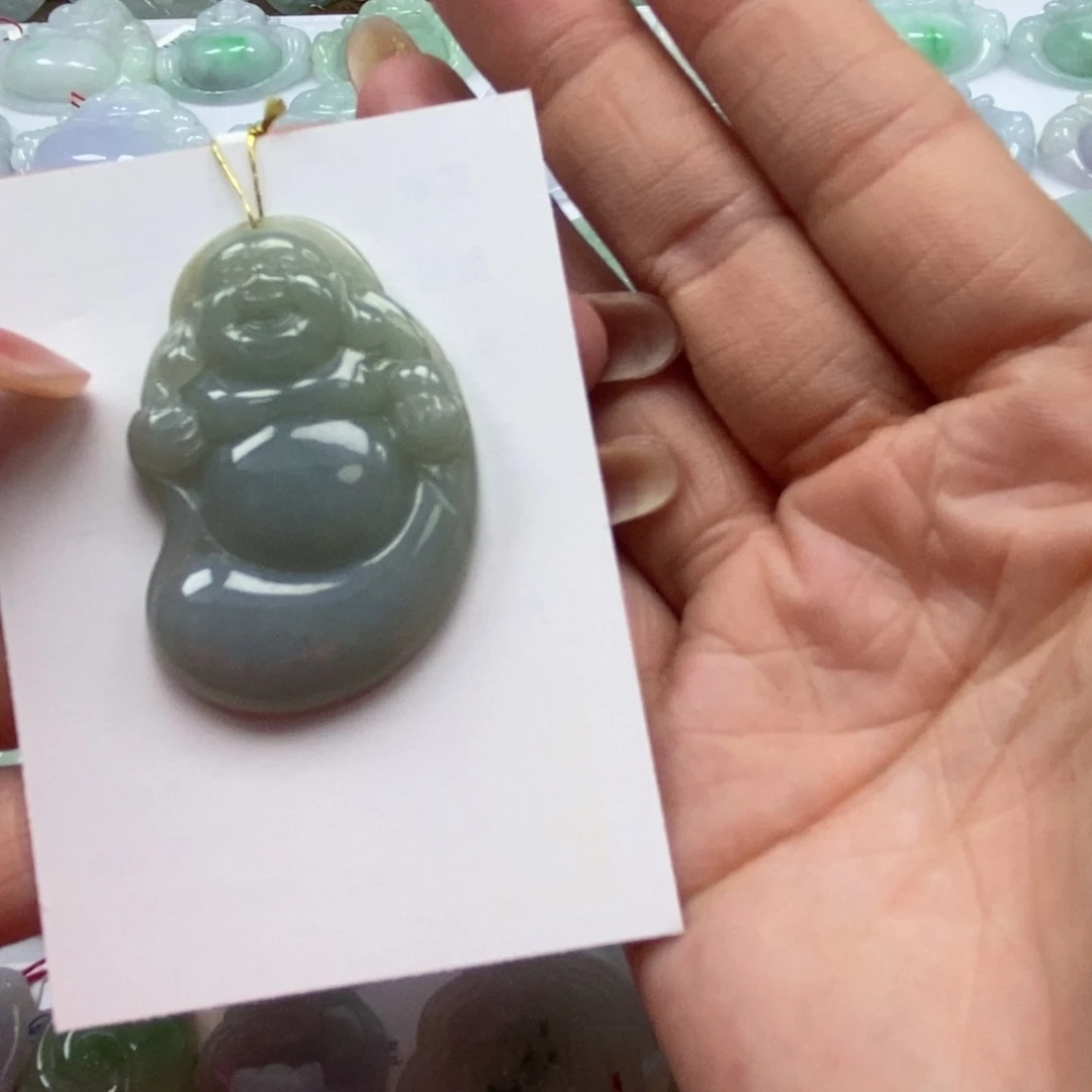 颈饰未镶嵌翡翠天然翡翠吊坠a货
