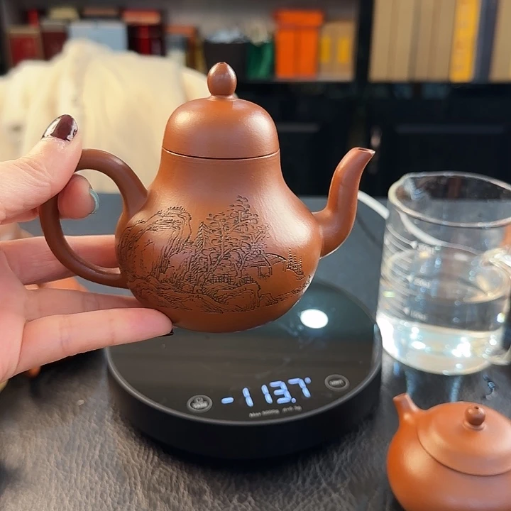 朱泥茶壶*️****朱泥思婷容量200cc全手