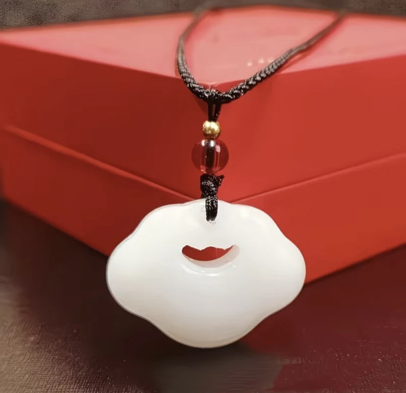 非金属布艺吊坠 新疆金丝如意锁精致百搭适合男女宝宝佩戴