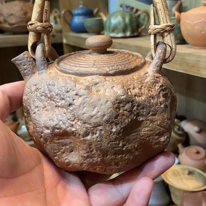 柴烧老岩泥高端茶器