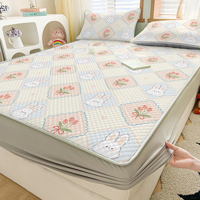 冰豆豆凉席夏季空调房软席子学生宿舍单人床单夏凉垫子冰丝夏儿童