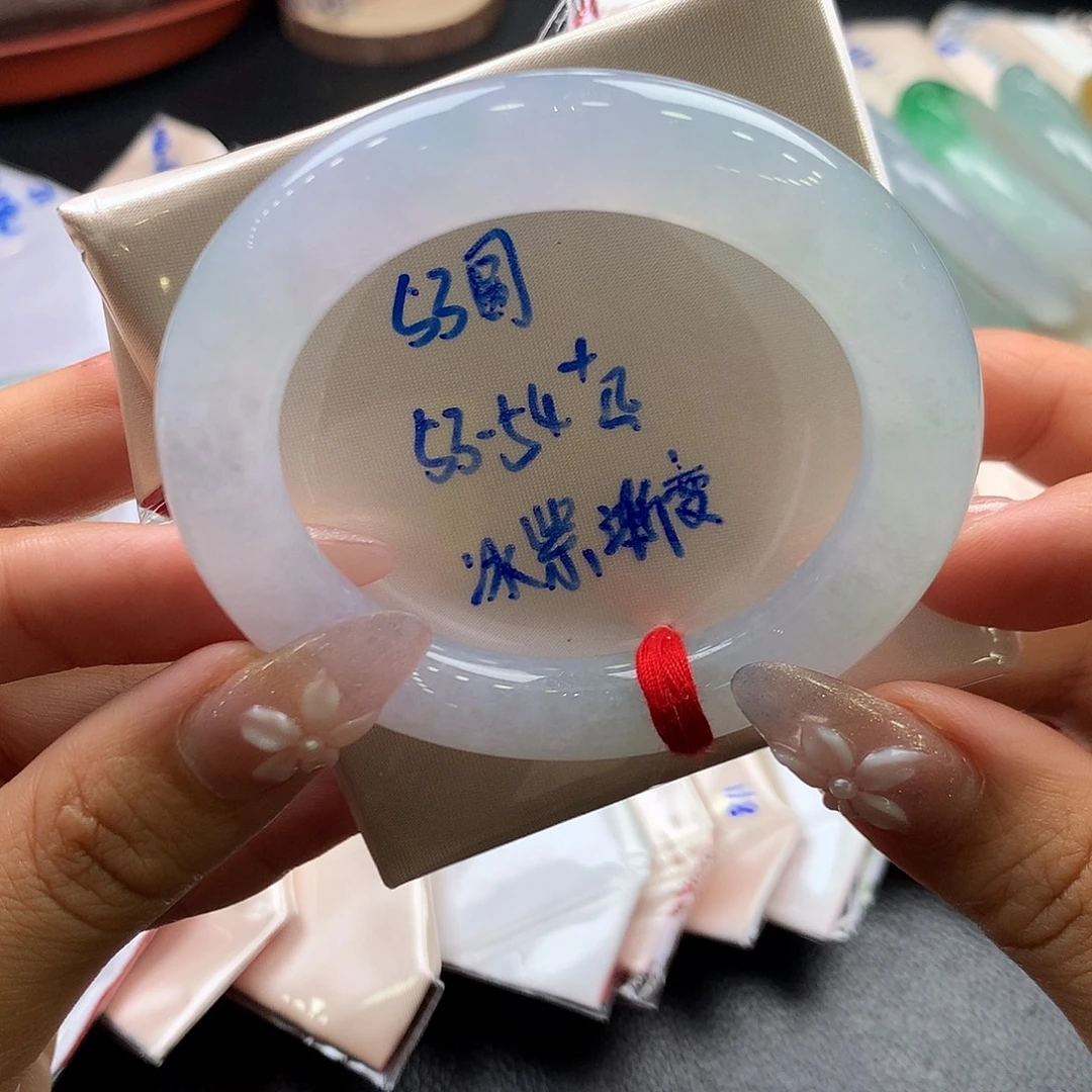 翡翠未镶嵌手镯（圆镯）30号 强推性价比！