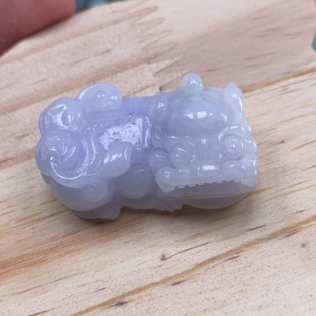 翡翠未镶嵌颈饰多人霸王貔貅吊坠