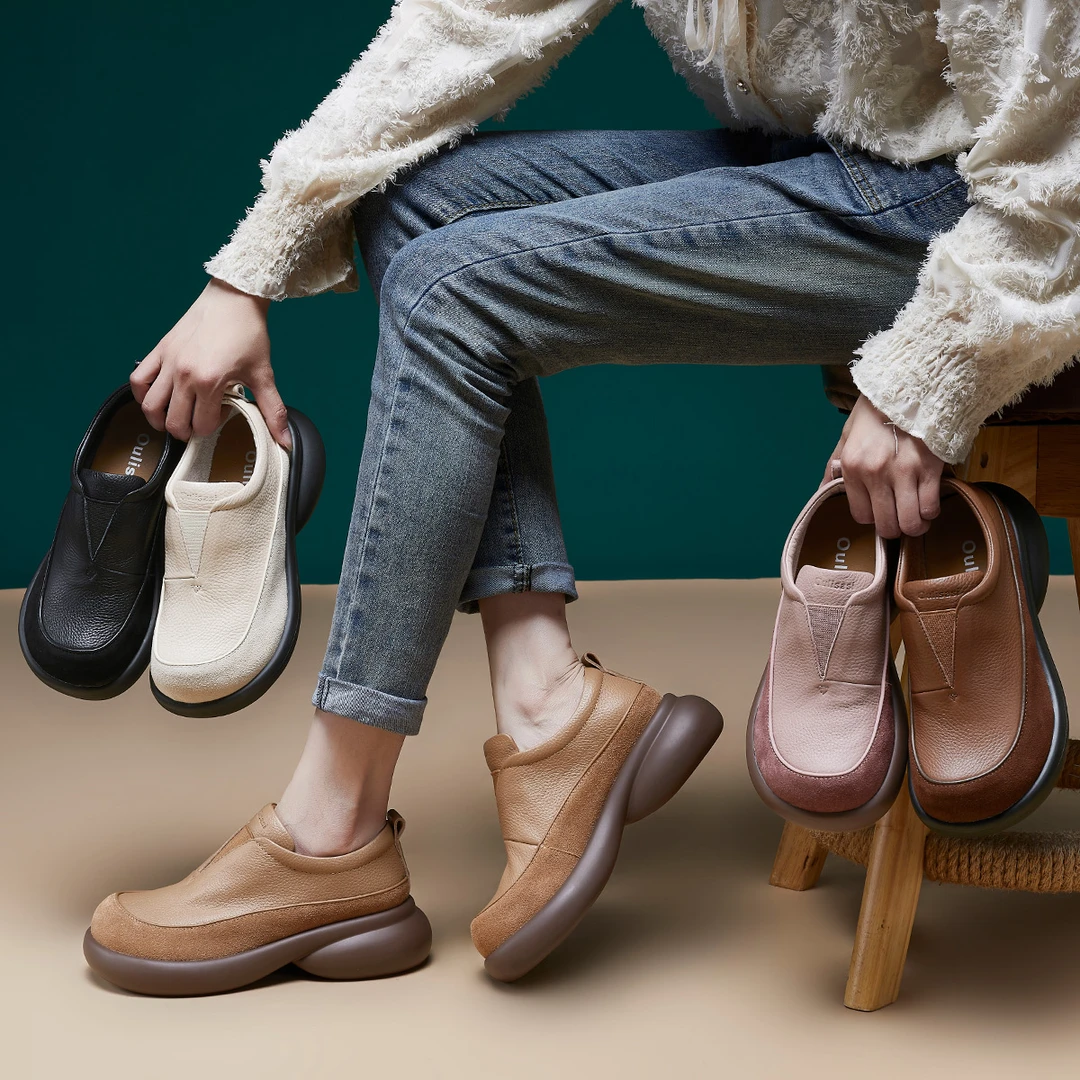 2024新款头层牛皮单鞋原创软底软面敲舒适敲软防滑轻便女单鞋