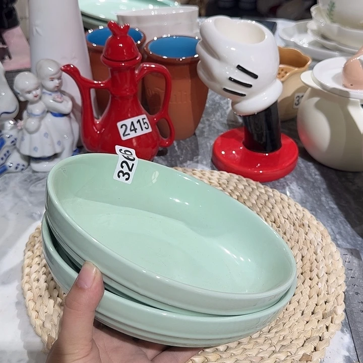 瓷片微瑕陶瓷介意慎拍3266