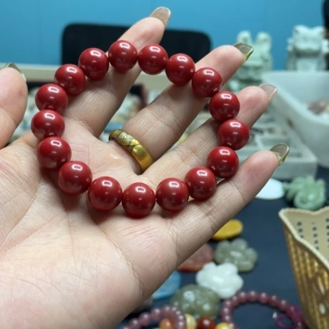 合金石英质玉（黄龙玉）手链凤****?