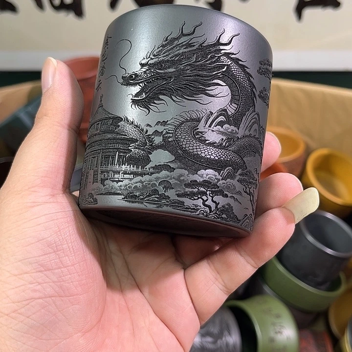 茶杯紫砂全手工紫砂主人杯