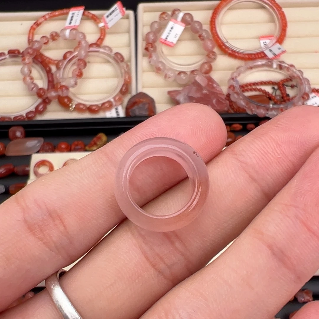 耳***陳南红玛瑙未镶嵌川料内径11.2mm